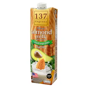 Sữa Hạnh Nhân Bơ & Rau Củ, Almond Milk with Avocado, 7 Mixed Vegetables (1000ml) - 137 DEGREES